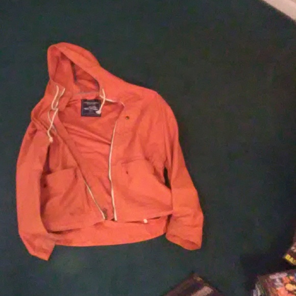 An orange spring/fall jacket